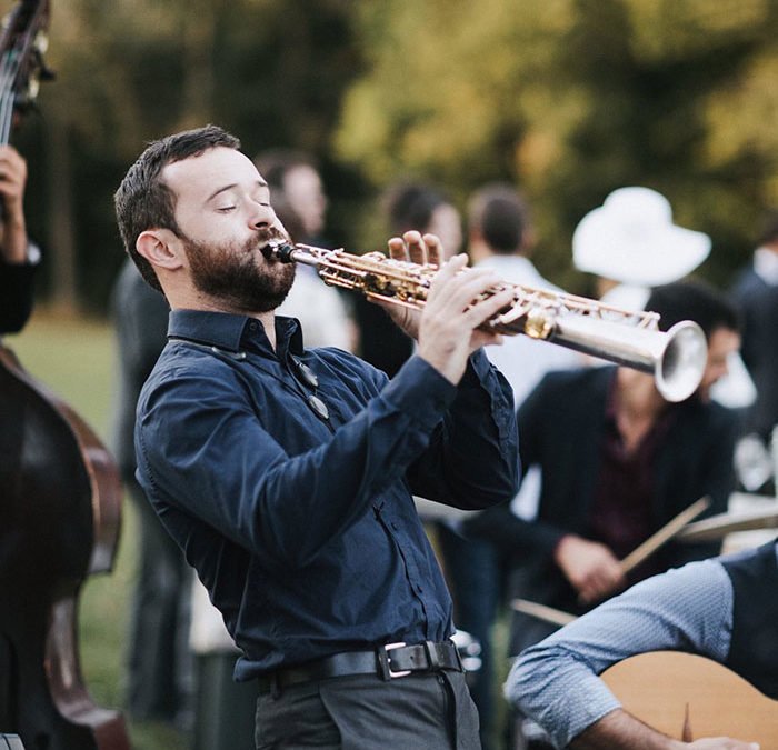 Thibault saxophoniste Gypsy gones jazz manouche mariages et évènements