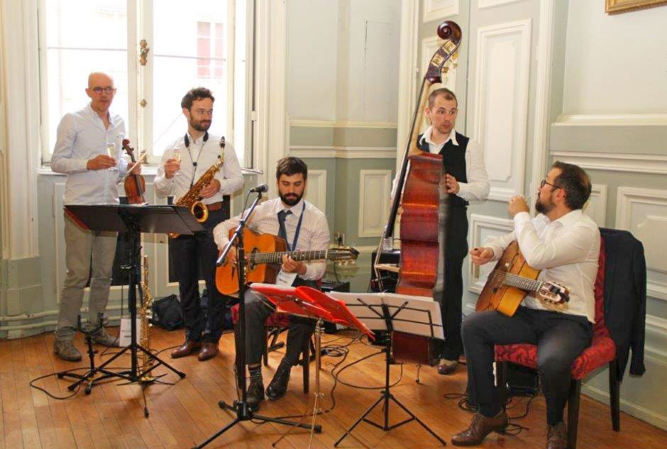 groupe de jazz manouche LYON évènement à la CCI LYON